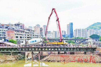 尤溪 加快水南桥项目建设 跑出投资“加速度”